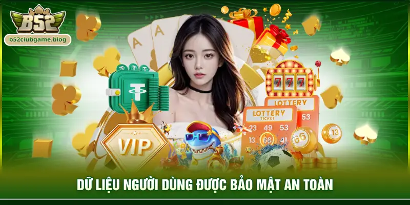 Dữ liệu người dùng được bảo mật an toàn