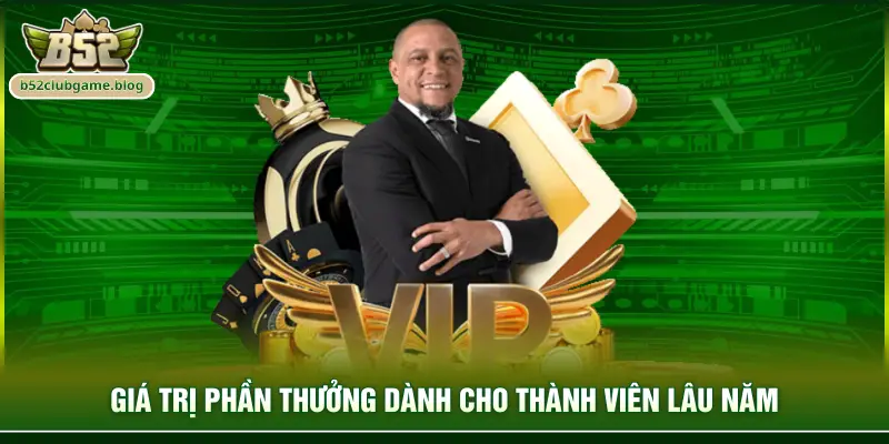 Giá trị phần thưởng dành cho thành viên lâu năm